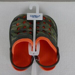 Capelli Camo Shoe Clog Muck Slip On Boys Size 1 Green Camouflage